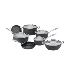 GreenGourmet Hard Anodized 12 Piece Set